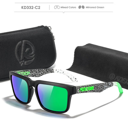 KDEAM Photochromic And Polarized Sunglasses Men Category 3 Polarized Sun Glasses Women Unique Frame Surface Eyewear With Case
