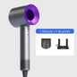 Negative ion hair dryer with high speed and no blades High power silent and quick drying Portable, suitable for home annd travel