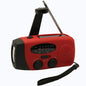2000mAh Emergency Radio RechargeablePower Bank with  Portable FM Radio USB/Solar/Hand Crank Charging SOS Alarm & Flashlight