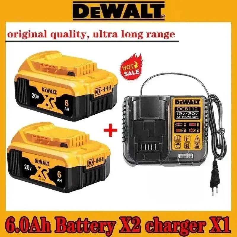 Q Original DeWalt 6Ah/5Ah/ 20V battery replaceable DCD887 DCD805 DCF860 Dcd796 DCG406 DCF880 DCF512 DCD805 power tools battery