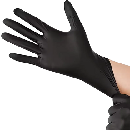 30/50/100/200PCS Black Nitrile Gloves Disposable Protection  Composite Household Cleaning Catering Baking Waterproof Gloves