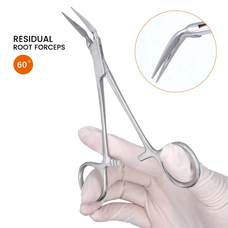 Dental Residual Root Tweezers Forceps Tooth Extractor Plier Fragment Minimally Invasive Cutter Dentistry Surgical Instrument
