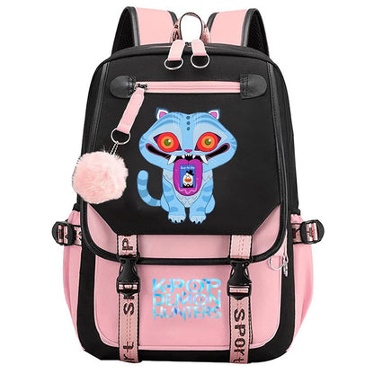 School Backpack for Students KPop Demon Hunters Daily Bagpack 2025 Hot Movie Print Backpacks for Girl Outdoor Sport School Bag