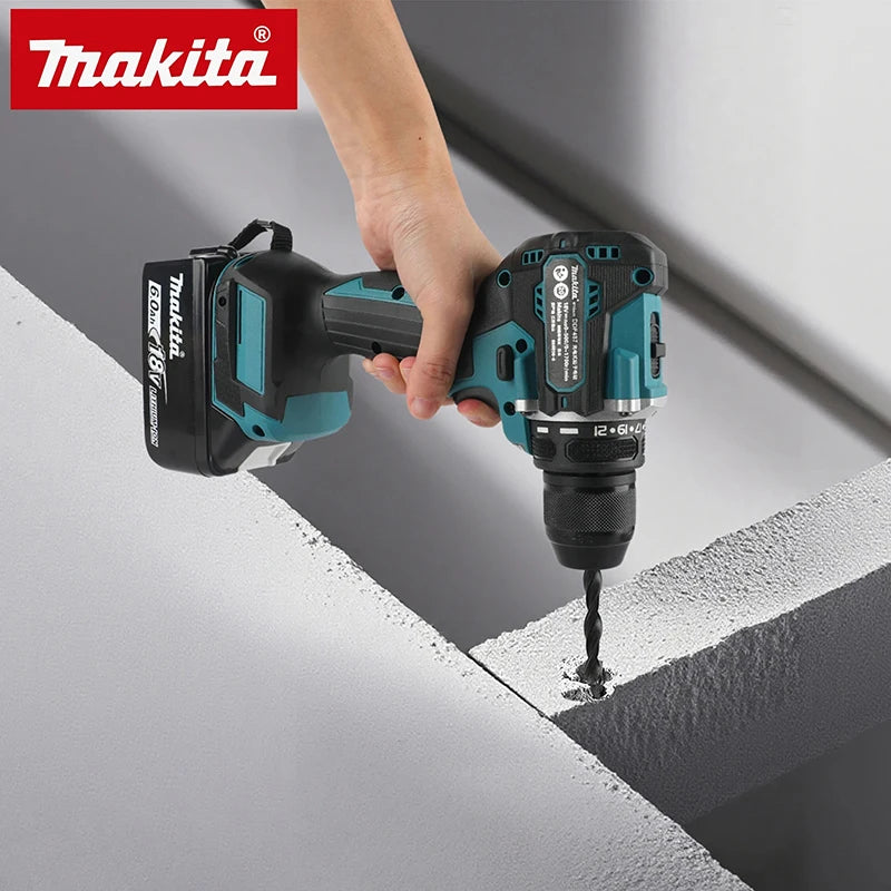 2026 Makita DDF487 10mm brushless 18V lithium-ion charging impact drill,high torque electric screwdriver Makita 18V Battery