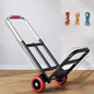 Foldable Stainl Steel Hand-Pulled op Cart for Lage Transport Double Trailer Small Goods Trolley Pu Cart Water