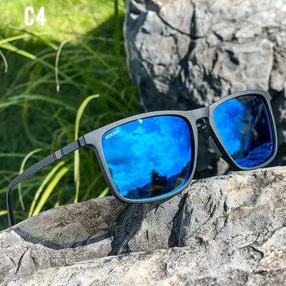 KDEAM 6.18 inch Frame Width Extra Large Size Polarized Sunglasses For Men Women Photochromic Sun Glasses Oversized With Case