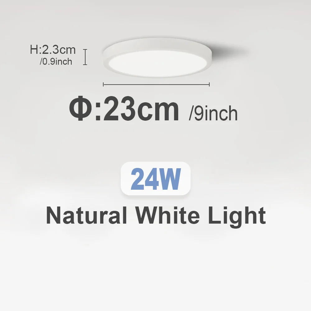 LED Ceiling Lights 220V Ultra-thin Ceiling Lamps Modern Chandelier Panel Lighting Fixture Waterproof Dustproof Three Proof Light