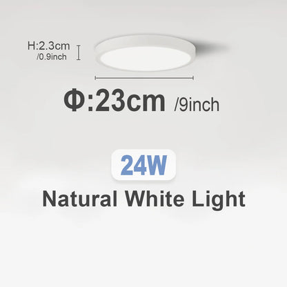 LED Ceiling Lights 220V Ultra-thin Ceiling Lamps Modern Chandelier Panel Lighting Fixture Waterproof Dustproof Three Proof Light
