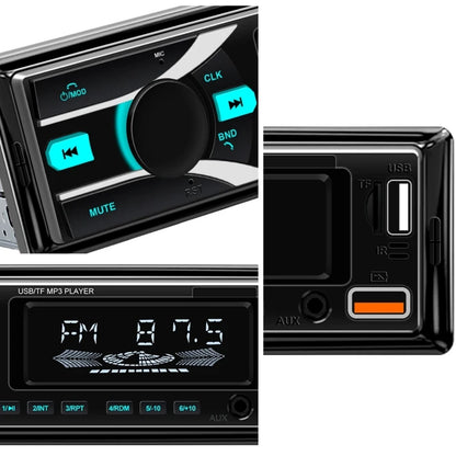 HIPPCRON Car MP3 Radio 1 Din Car Player 7 colorful lights Stereos for Car Universal FM Music Radio Optional With Remote Control