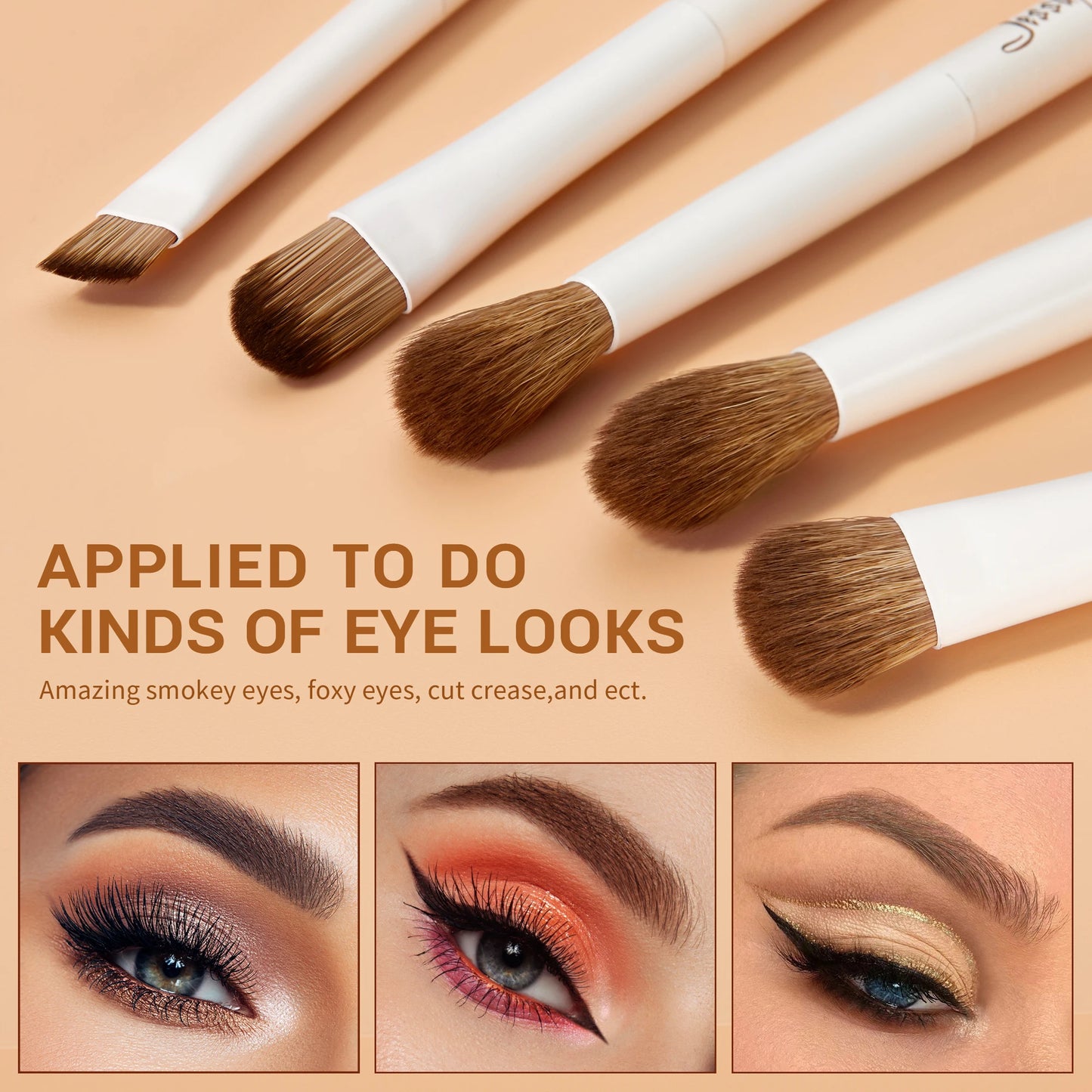 Jessup Makeup Brushes 14pc Makeup Brush set Synthetic Foundation Brush Powder Contour Eyeshadow Liner Blending Highlight T329