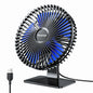 GAIATOP Desk Fan Portable USB Fan 90° Adjustable Cooling Fan Mute 3 Speed Adjustment Ultra Quiet Suitable For Home Desk Office