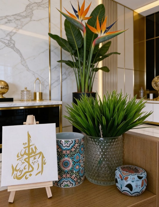 Arabic Calligraphy Acrylic Painting | Islamic Wall Art Handmade  |