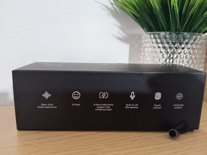 Smart Glasses Bluetooth Audio Glasses with Microphone Wireless Handsfree Calls Music Android Compatible Wearable Glasses