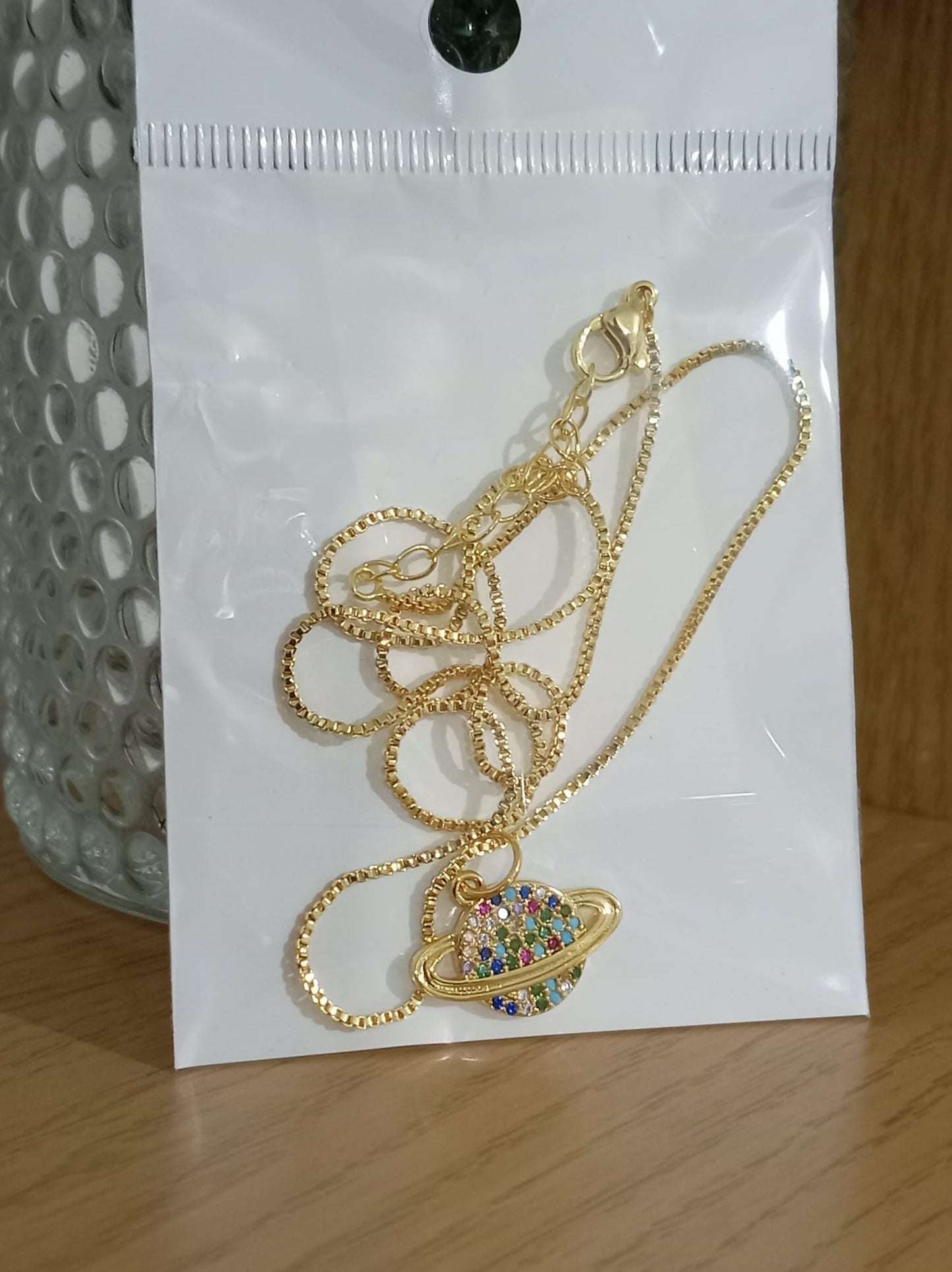 Rainbow Pendant Necklace for Women Multicolor Cubic Zirconia Necklace Gold Plated Charm Jewelry Adjustable Chain Birthday Party Wedding Gift
