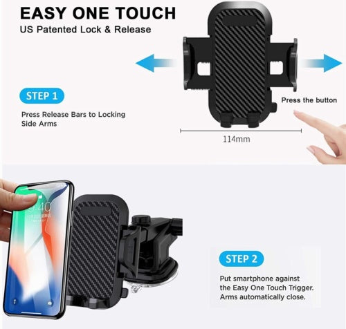 Universal Car Mobile Phone Holder 360Windscreen Dashboard GPS Stand Cradle UK