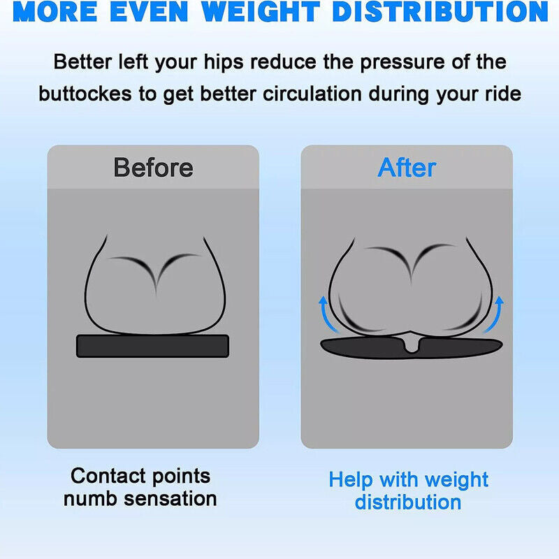 3D Motorbike Gel Pad Motorcycle Seat Cushion Seat Protection Pad For Long Rides