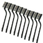 10x Small Wire Brush Set Stainless Steel Wire Brush DIY Paint Rust-Remover Tool