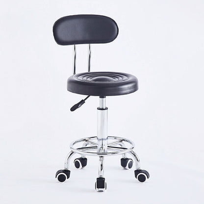 Swivel Stool Round Bar Stool Salon Chair Adjustable 360 Beauty Workshop Office