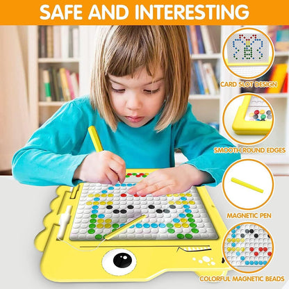 Magnetic Drawing Board For Kids Doodle Dot Art Educational Preschool Toys