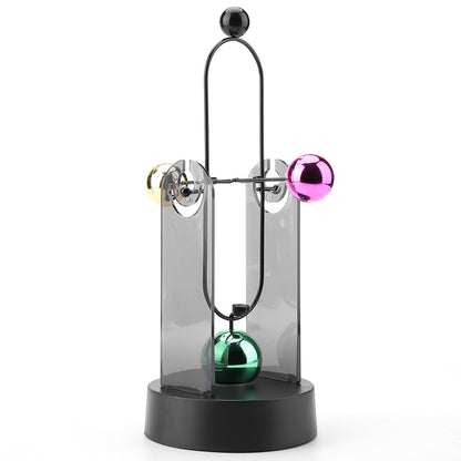 Electronic Shake Wiggle Device Perpetual Motion Swinging Kinetic Art Craft Desk Decoration
