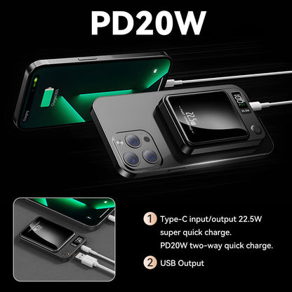 Magnetic Wireless Power Bank 12000mAh For Magsafe Battery Pack For Phone 14 13
