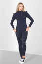 Side Buttons Frill Shoulder Side Neck Gold Button Detail Two Piece Loungewear Set