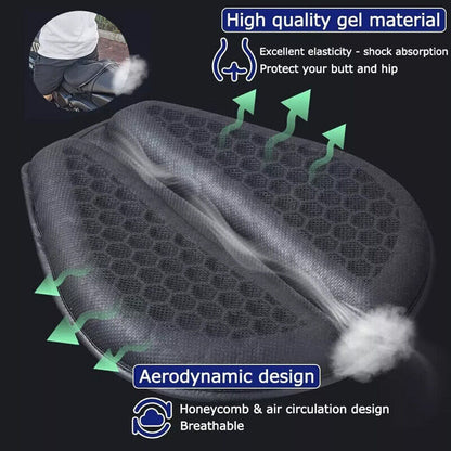 3D Motorbike Gel Pad Motorcycle Seat Cushion Seat Protection Pad For Long Rides