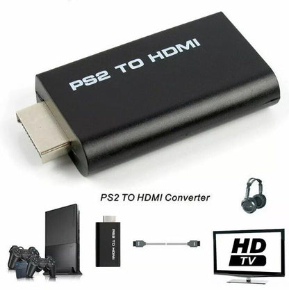 PS2 PlayStation2 To HDMI Converter, Adaptor Cable,Audio Video HD RCA AV Video