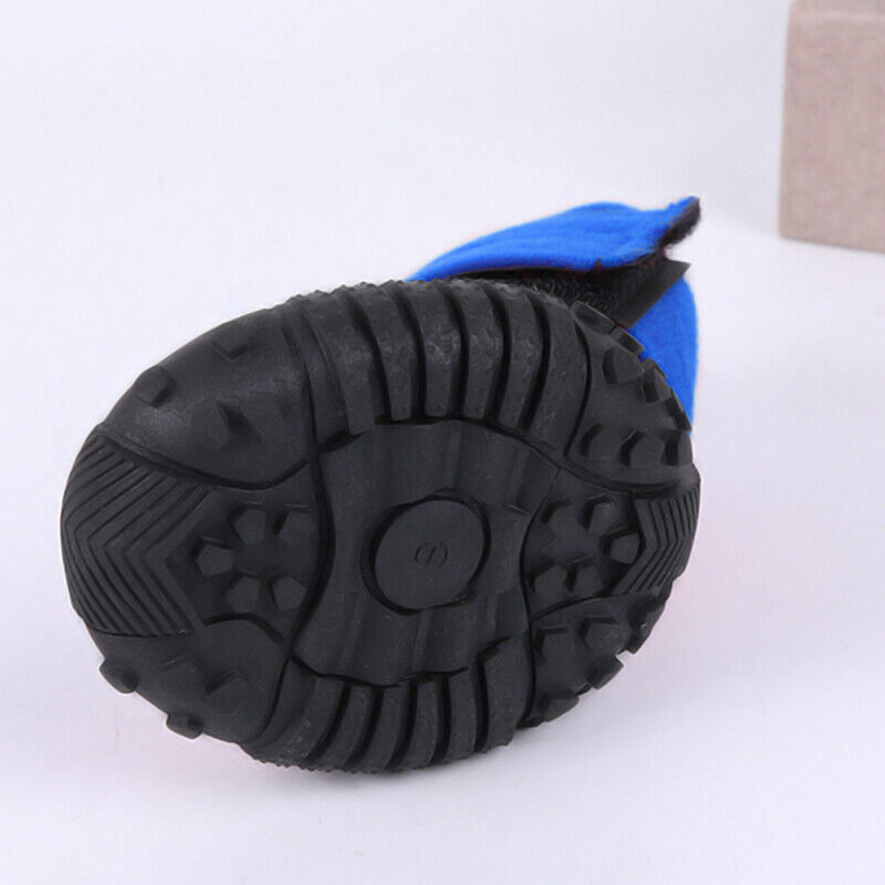 4x Anti-Slip Pet Boots Dog Puppy Waterproof Shoes Protective Rain-Booties Socks
