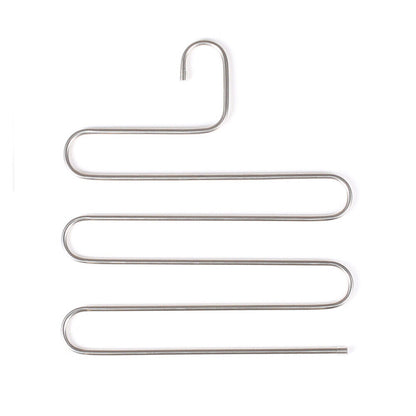 3pcs Clothes Pants Trouser Hanger Multi Layer Storage Closet Space Saver Organizer