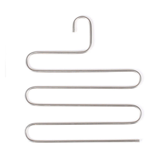 3pcs Clothes Pants Trouser Hanger Multi Layer Storage Closet Space Saver Organizer