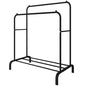 Heavy Duty Double Clothes Rail Hanging Rack Garment Display Stand Shoes Storage