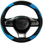 Auto Car Steering Wheel Cover Skidproof Leather Steering Wheel Case For 38cm15