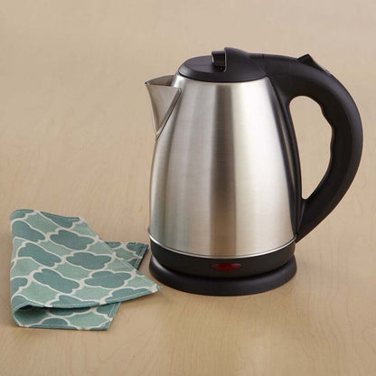 Cordless Electric Kettle 1.8L 1500W Stainless Steel Jug Overheat Protection 360
