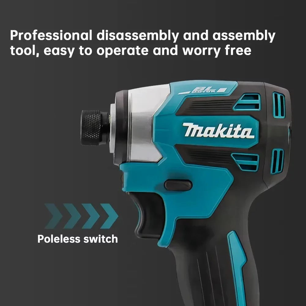 Makita DTD173 18V LXT Brushless Impact Driver Body Only 180Nm Electric Drill Machine Without Battery Charger